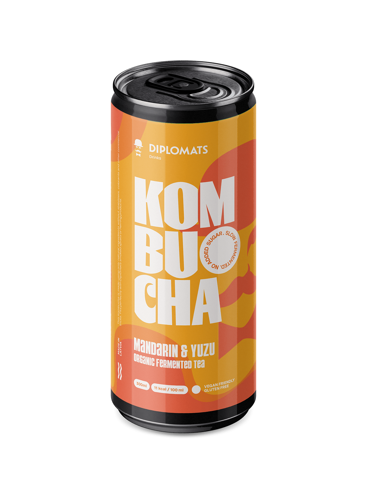 Diplomats Kombucha — Mandarin & Yuzu