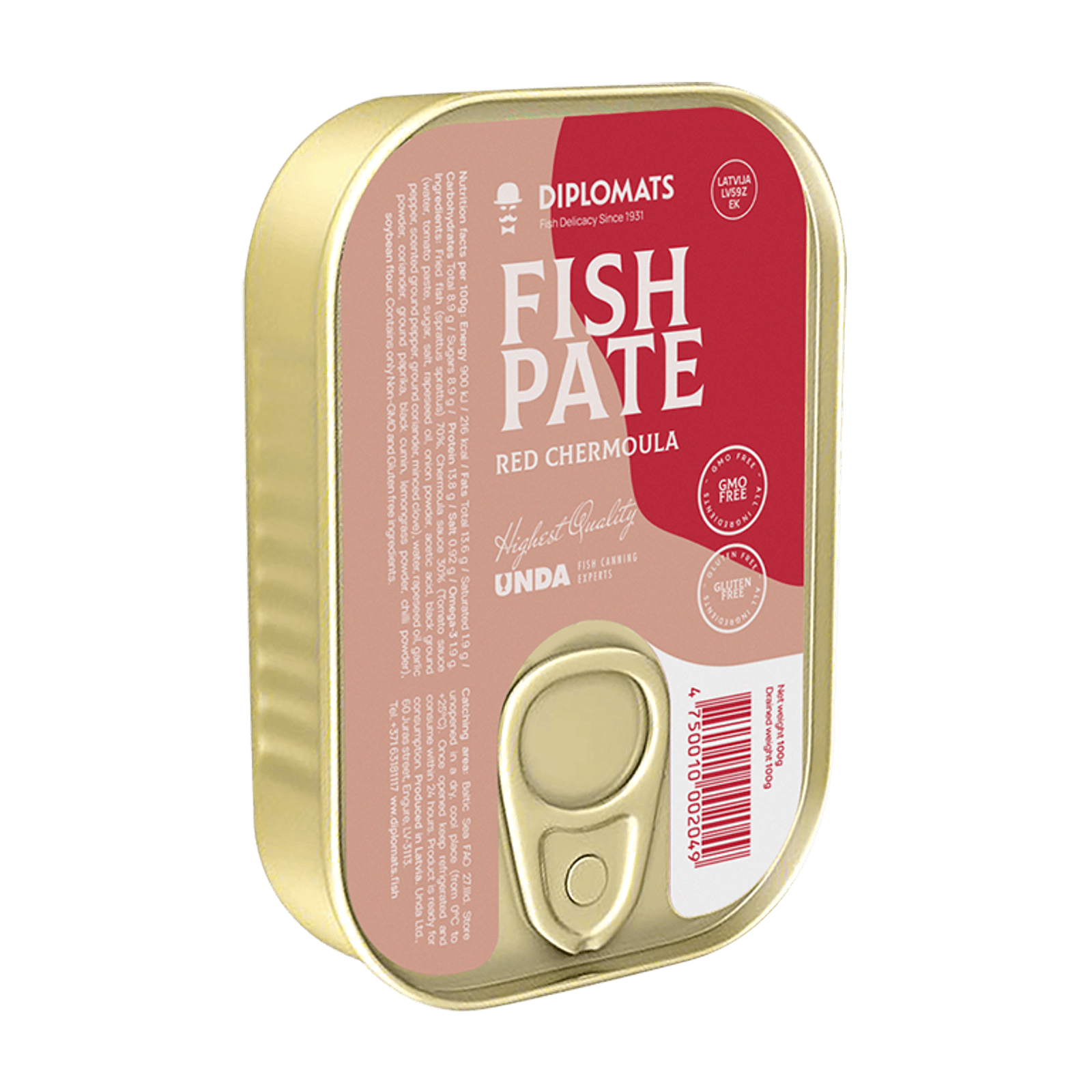 Fish Pate Red Chermoula 100g