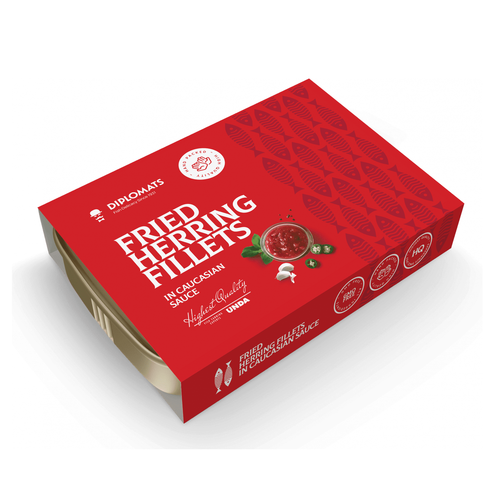 Fried Herring Fillets in Caucasic Sauce 140g