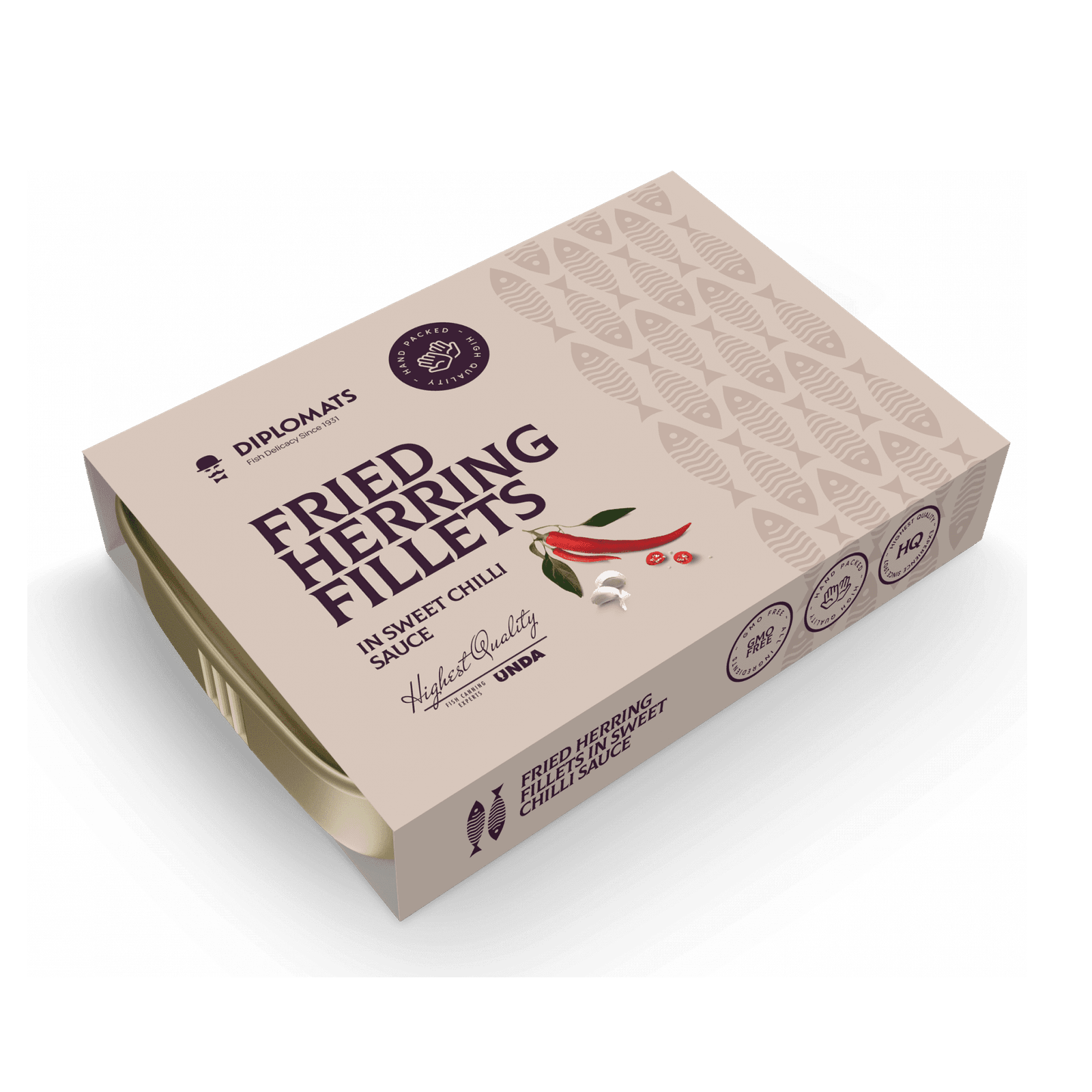 Fried Herring Fillets in Sweet Chili Sauce 140g