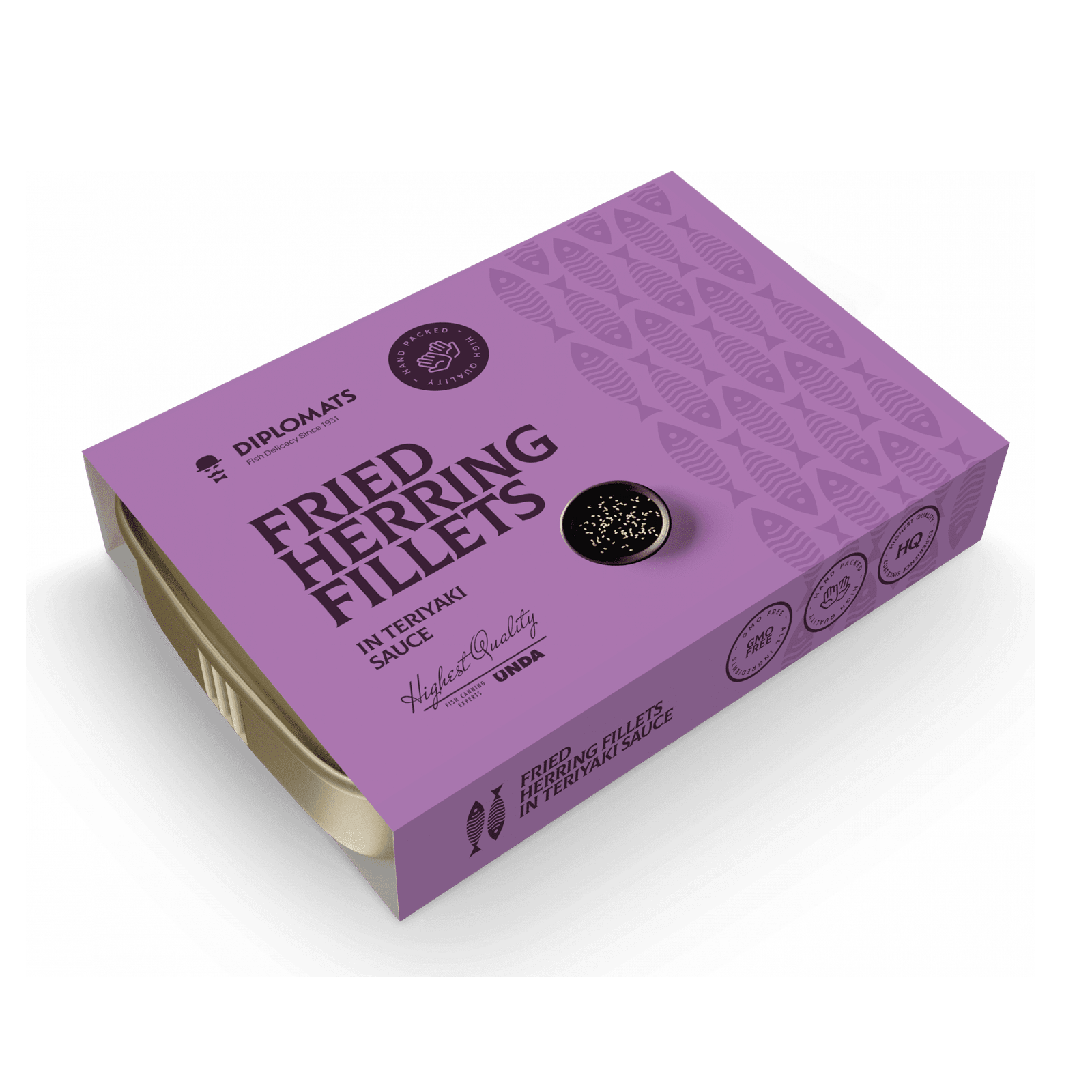 Fried Herring Fillets in Teriyaki Sauce 140g