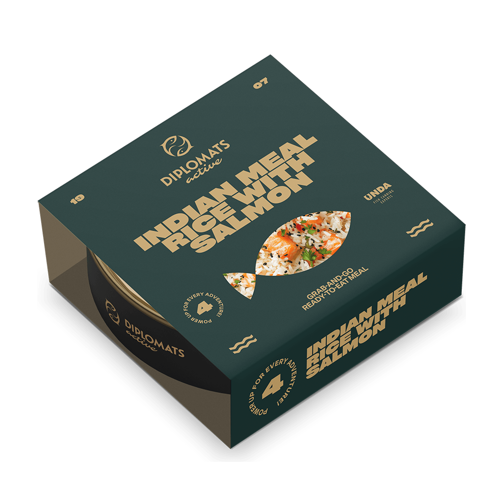 Indian Meal Rice with Salmon 150g