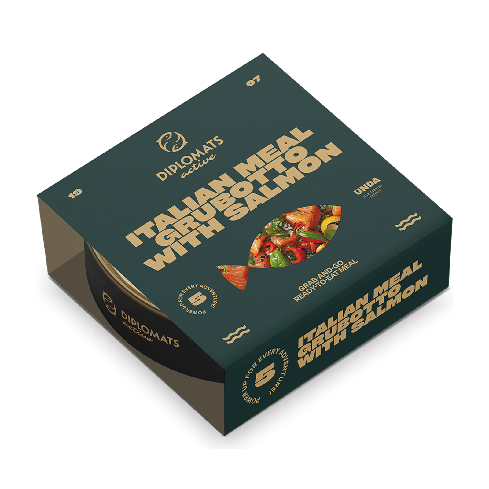 Italian Meal Grubotto with Salmon 150g