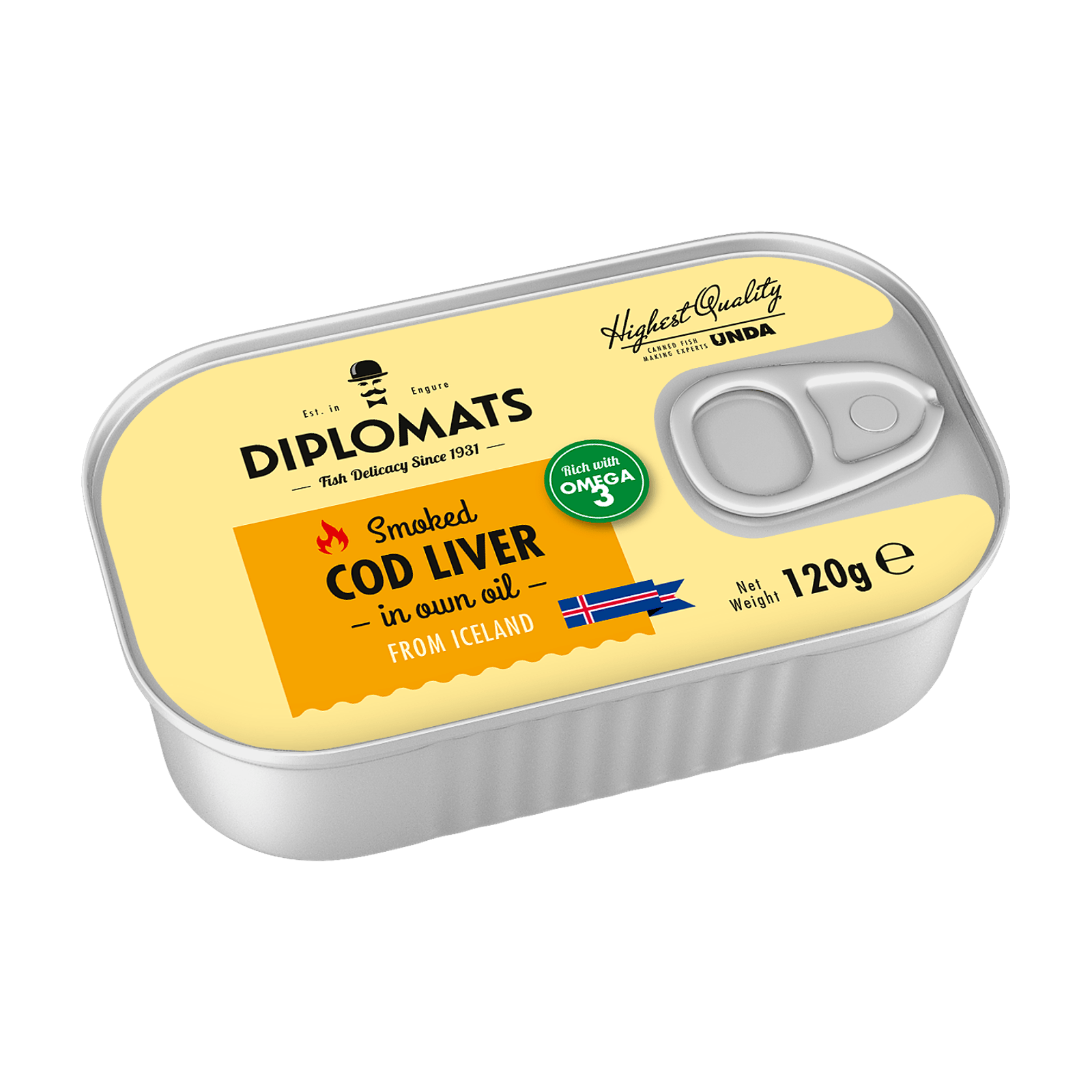 Smoked Cod Liver in Own Oil 120g