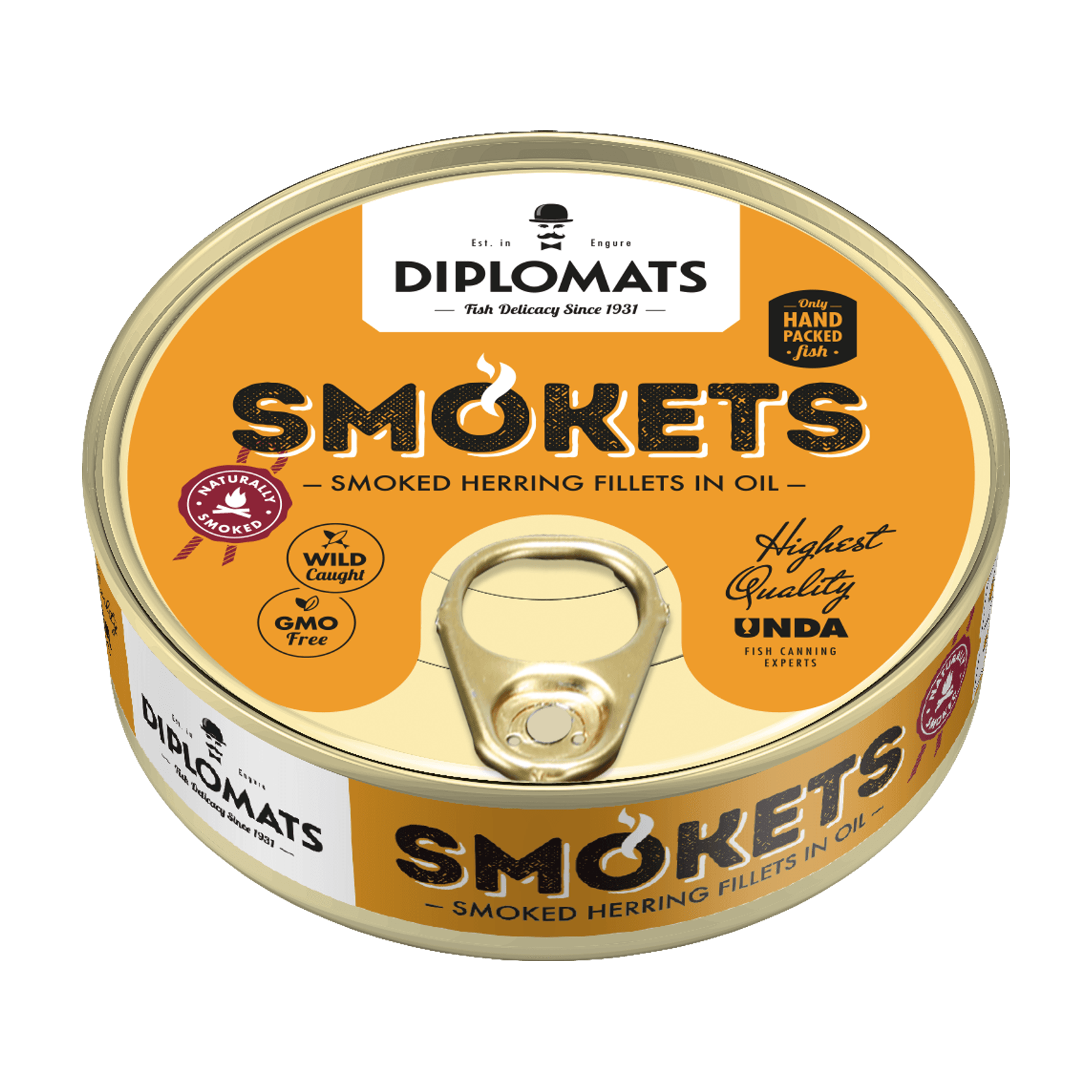 Smoked Herring Fillets “Smokets” 160g