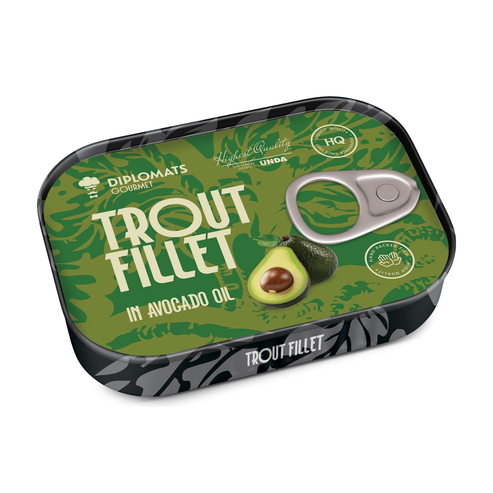 Trout Fillet in Avocado Oil 100g Diplomats Gourmet