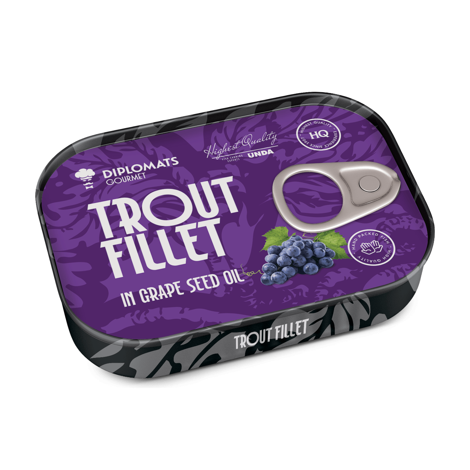 Trout Fillet in Grape Seed Oil 100g Diplomats Gourmet