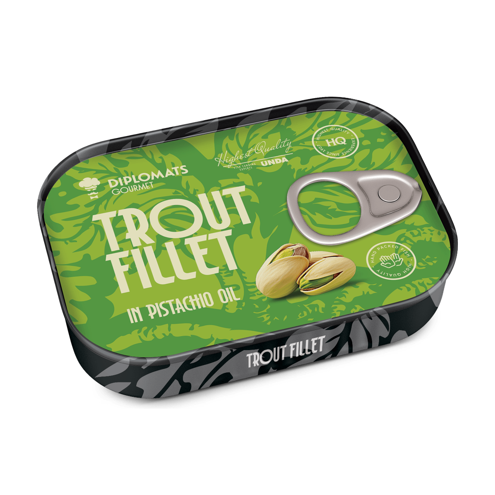 Trout Fillet in Pistachio Oil 100g Diplomats Gourmet