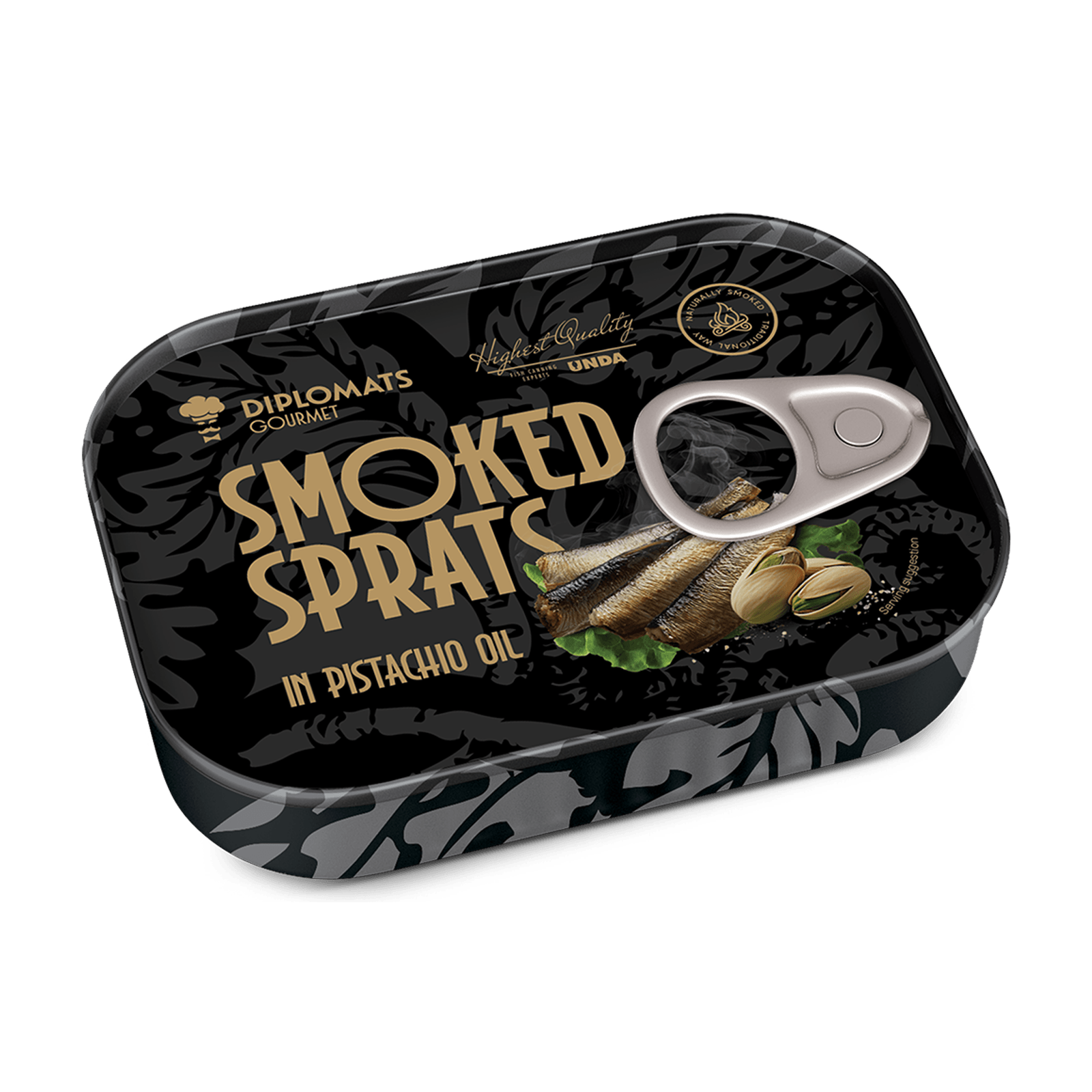 Smoked Sprats in Pistachio Oil 100g