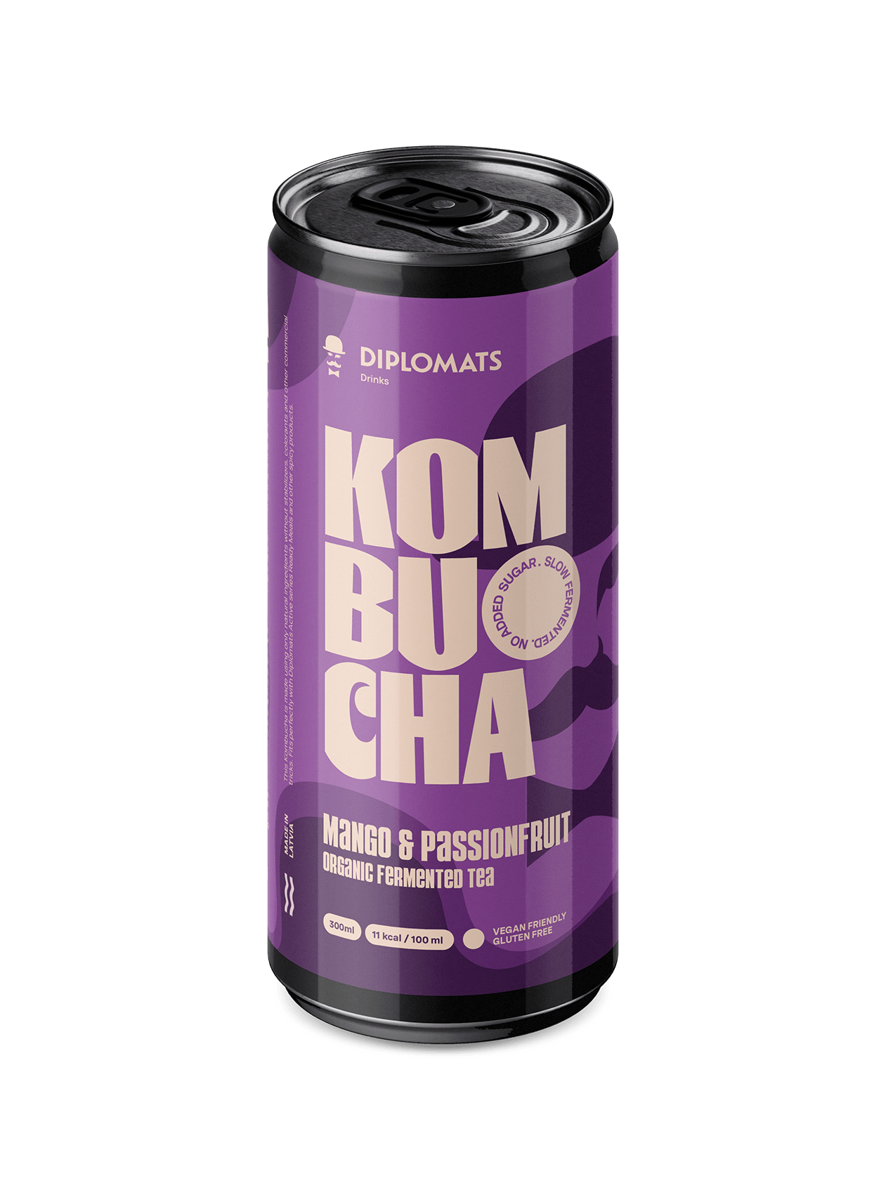Diplomats Kombucha — Mango & Passionfruit