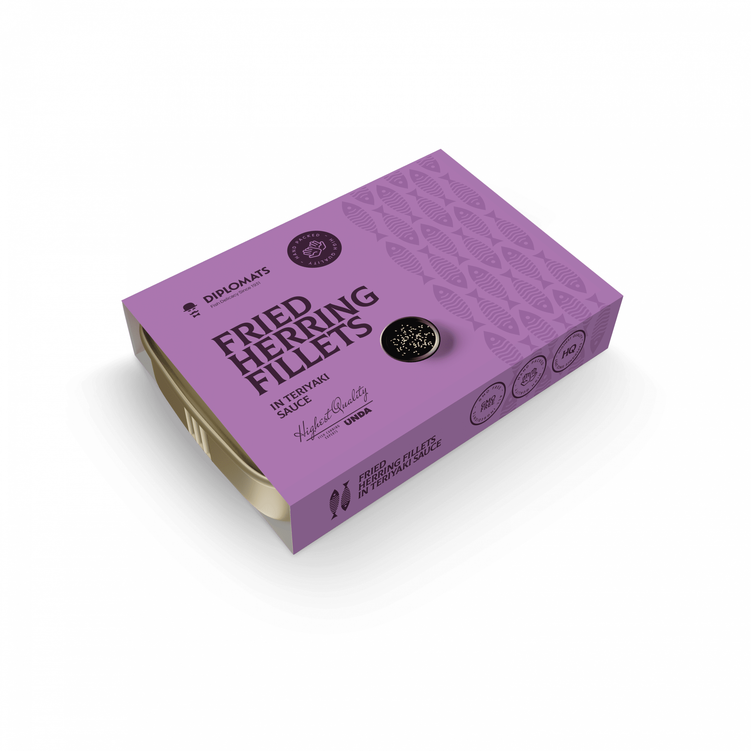 Fried Herring Fillets in Teriyaki Sauce 140g