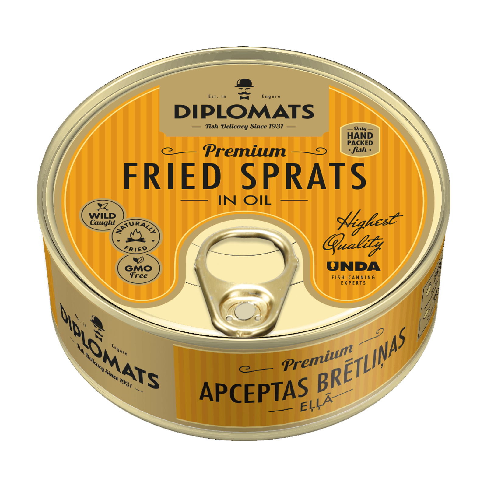 Fried Sprats in Oil 240g Premium