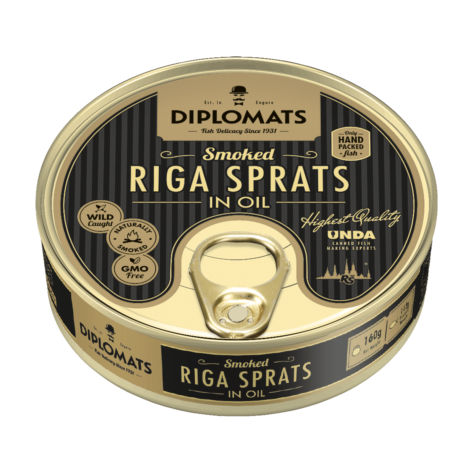 Smoked Sprats in Oil 160g