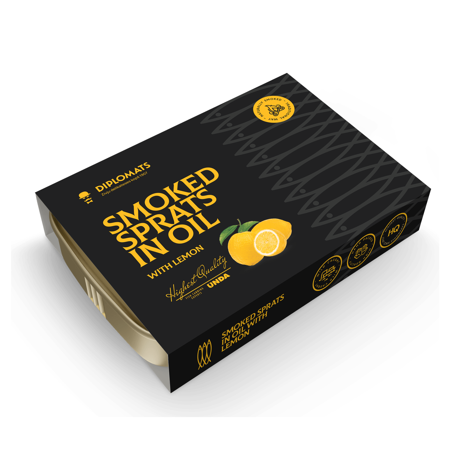Smoked Sprats in Oil with Lemon 100g
