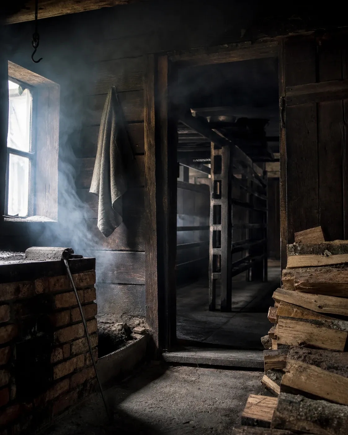 Traditional fish smoking with natural hardwood in Latvia