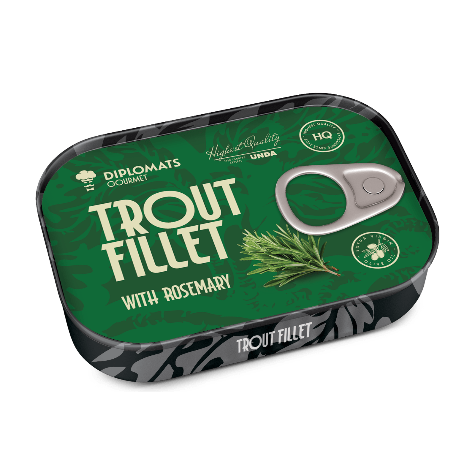 Trout Fillet in Extra Virgin Olive Oil with Rosemary 100g Diplomats Gourmet