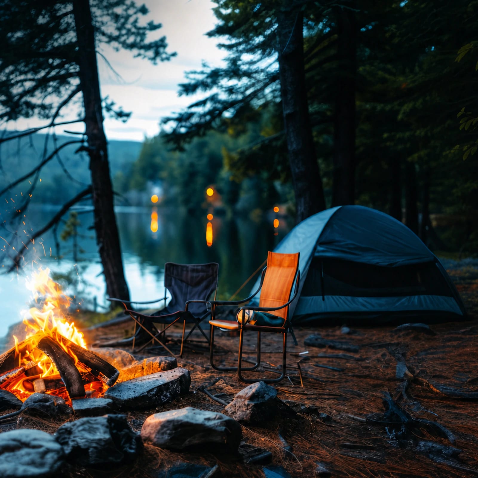 An outdoor campsite representing Diplomats Active