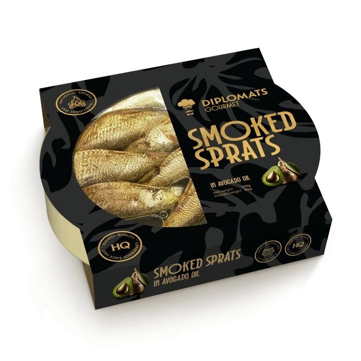 Gourmet Smoked Sprats in Avocado Oil 120g