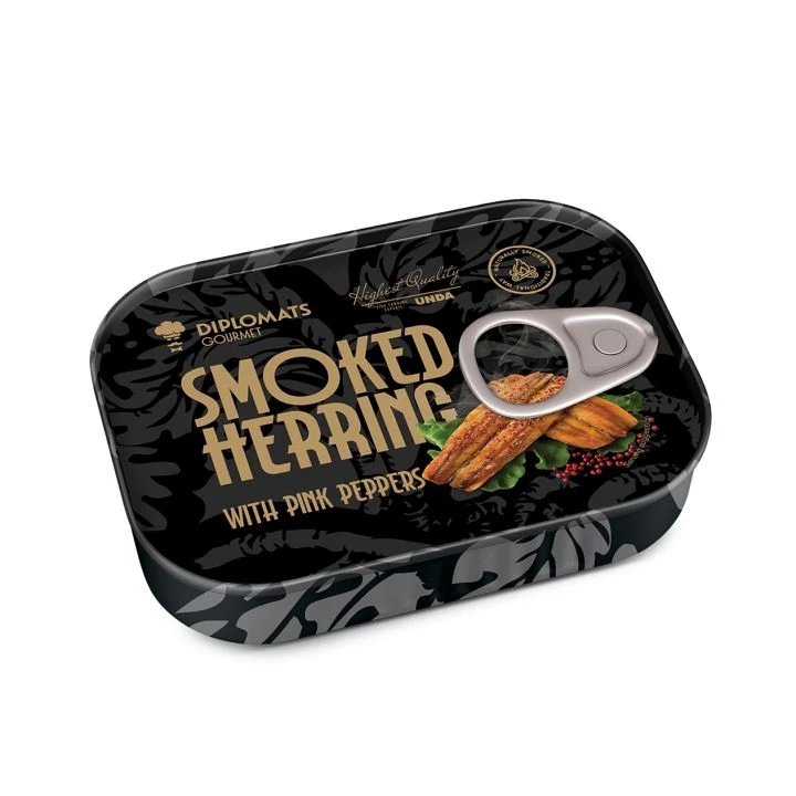 Smoked Herring with Pink Peppers 100g
