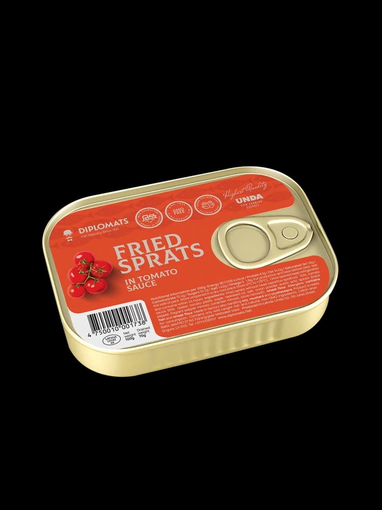 Fried Sprats in Tomato Sauce 100g