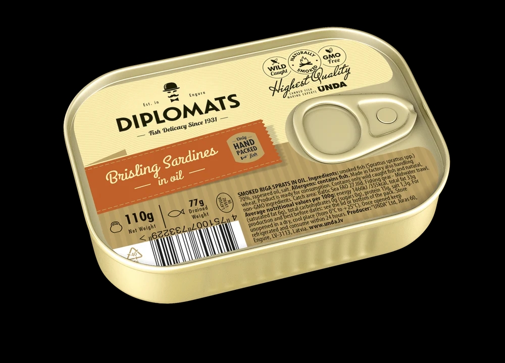 Brisling Sardines in Oil 110g
