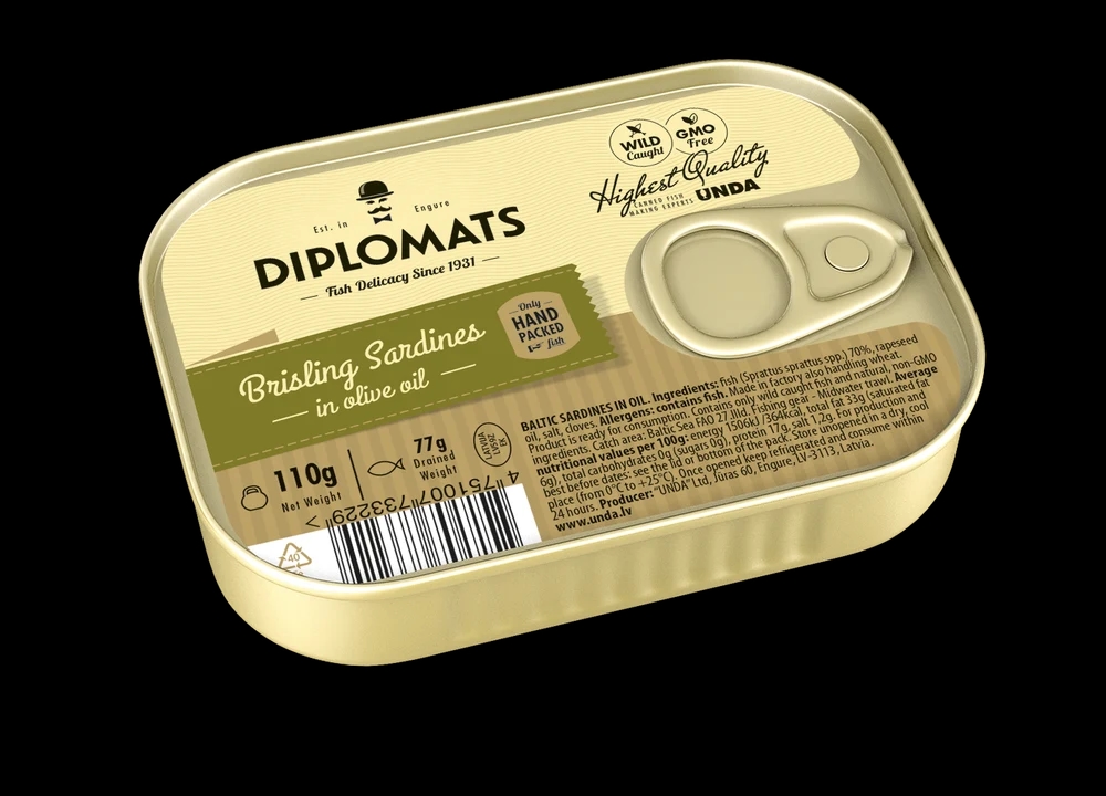 Brisling Sardines in Olive Oil 110g