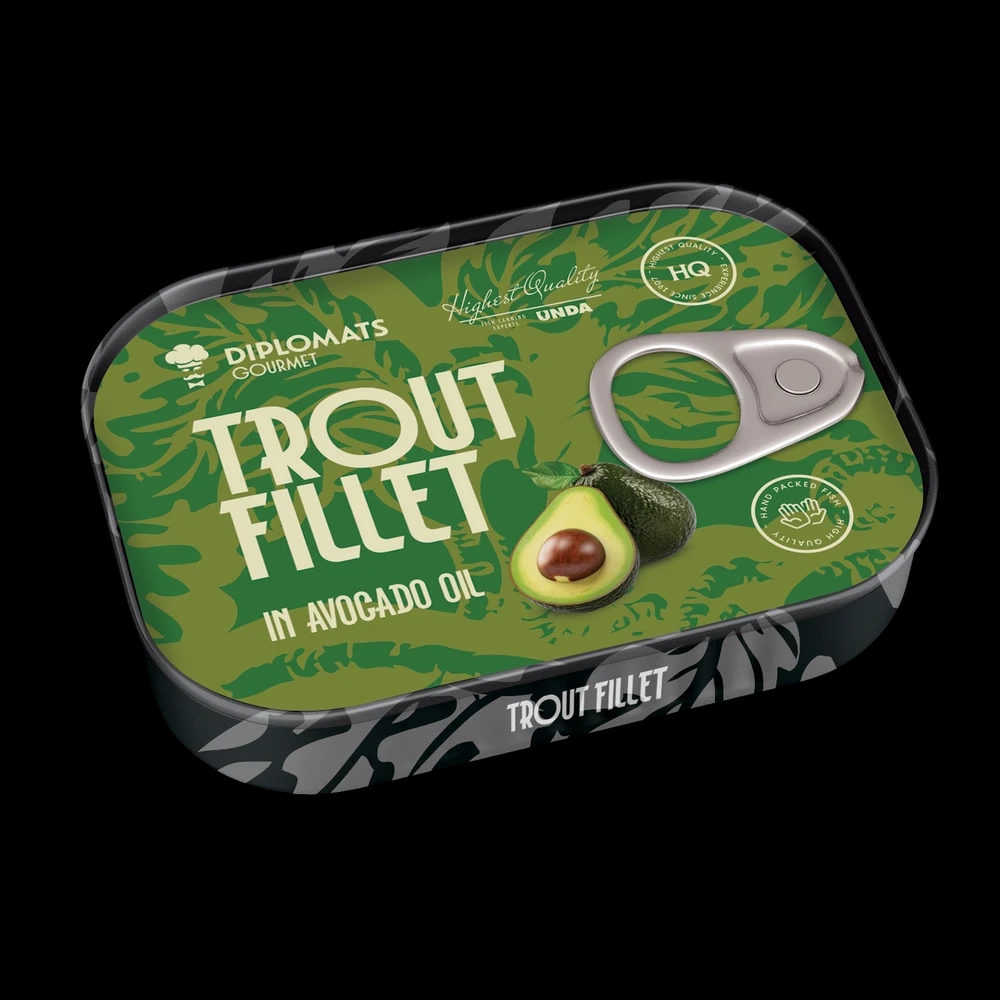 Trout Fillet in Avocado Oil 100g Diplomats Gourmet