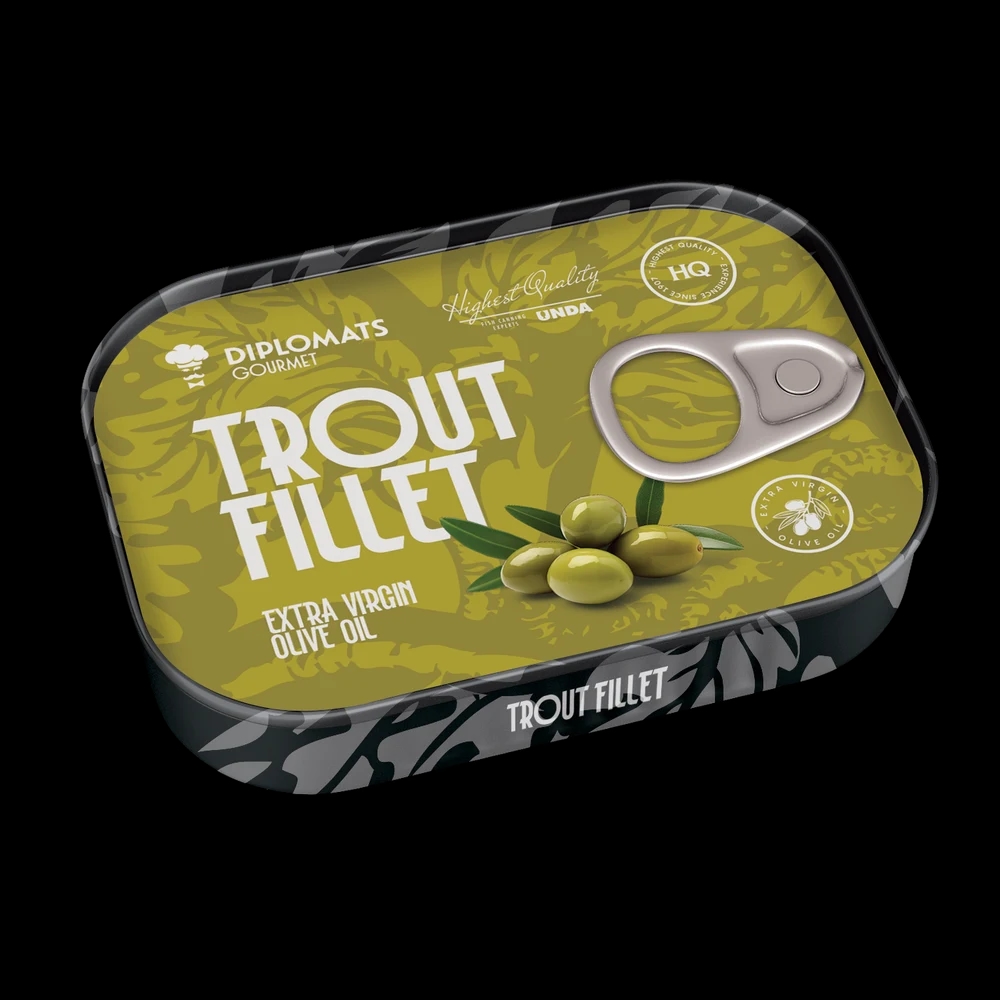 Trout Fillet in Extra Virgin Olive Oil 100g Diplomats Gourmet