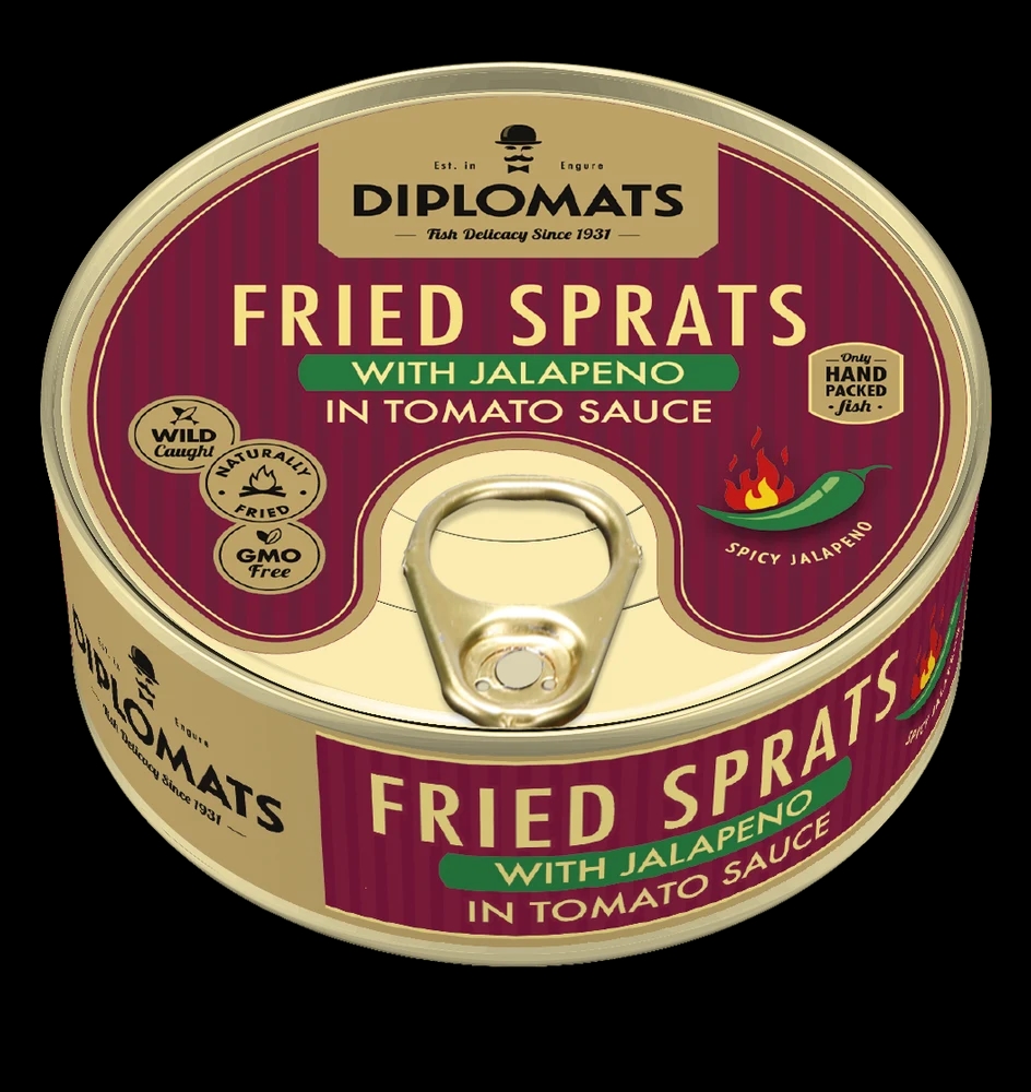 Fried Sprats in Tomato Sauce with Jalapeño 240g Premium