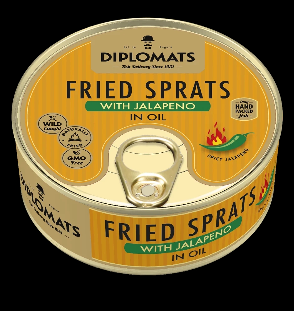Fried Sprats in Oil with Jalapeño 240g Premium
