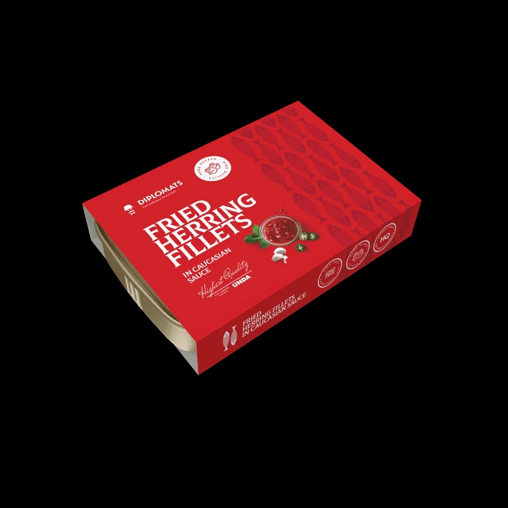 Fried Herring Fillets in Caucasic Sauce 140g
