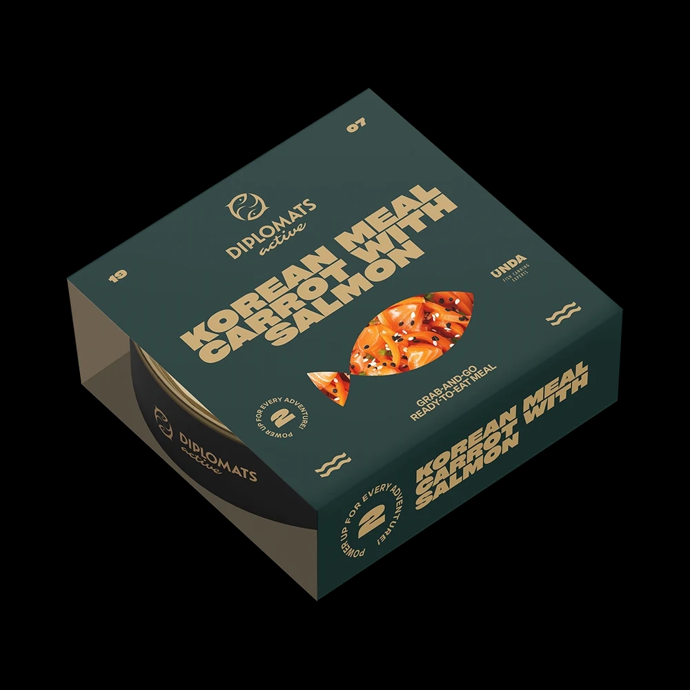 Korean Meal Carrot with Salmon 150g