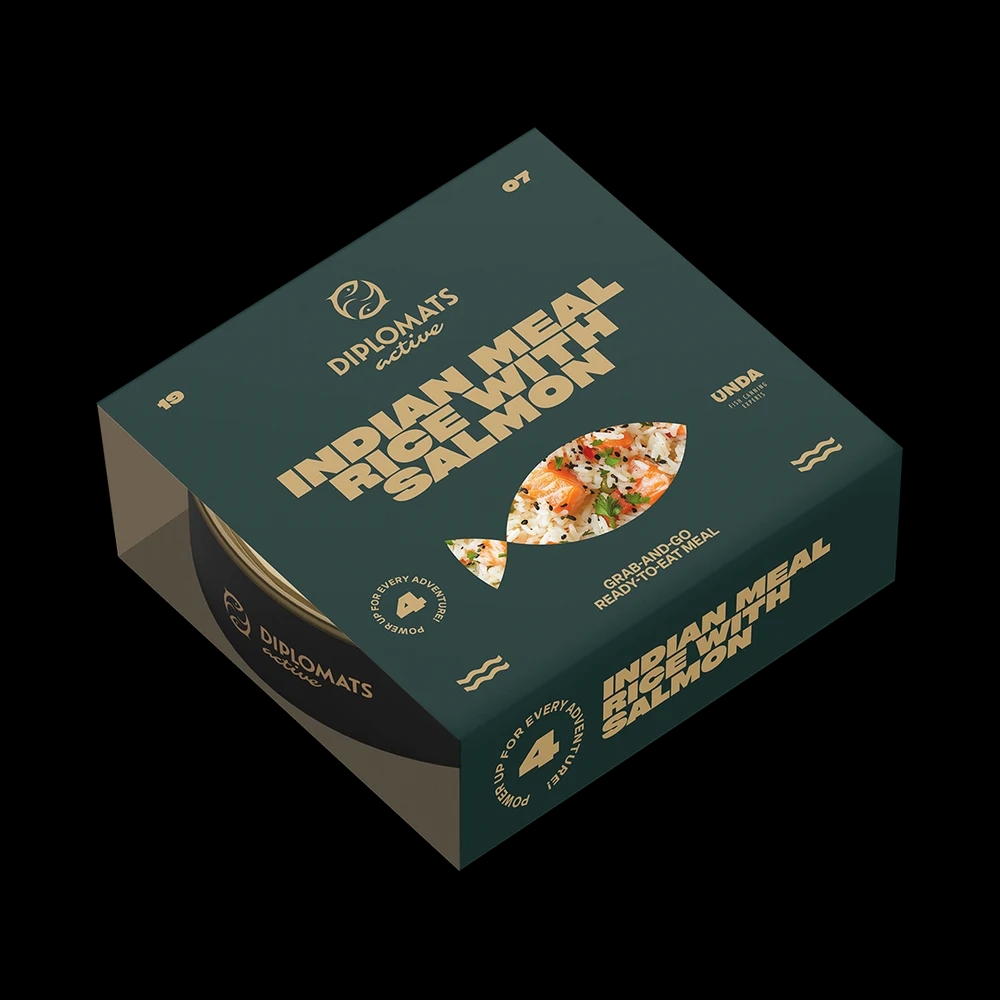 Indian Meal Rice with Salmon 150g
