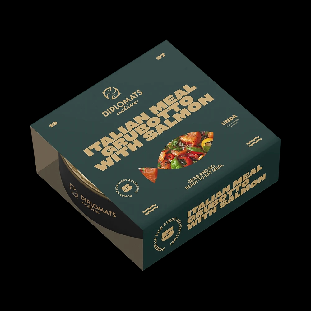 Italian Meal Grubotto with Salmon 150g