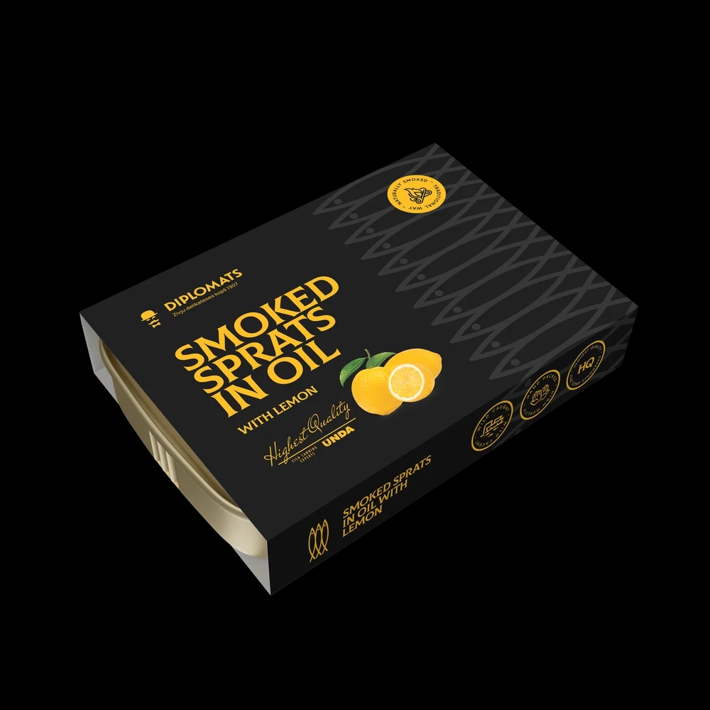 Smoked Sprats in Oil with Lemon 100g