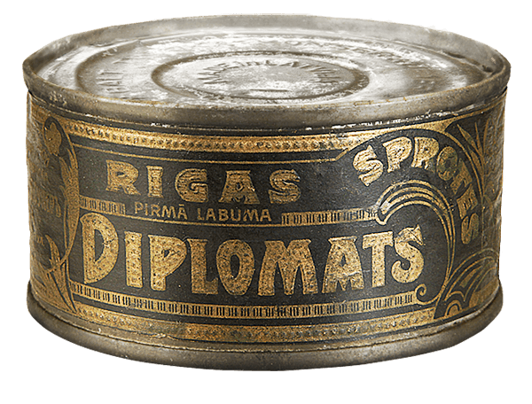 Historical early Diplomats can from the company archive
