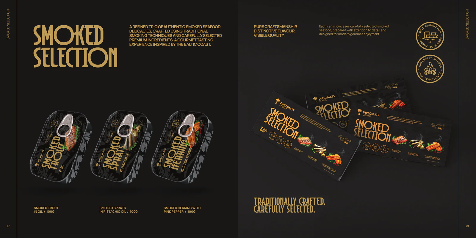 Smoked selection, catalogue pages 37-38